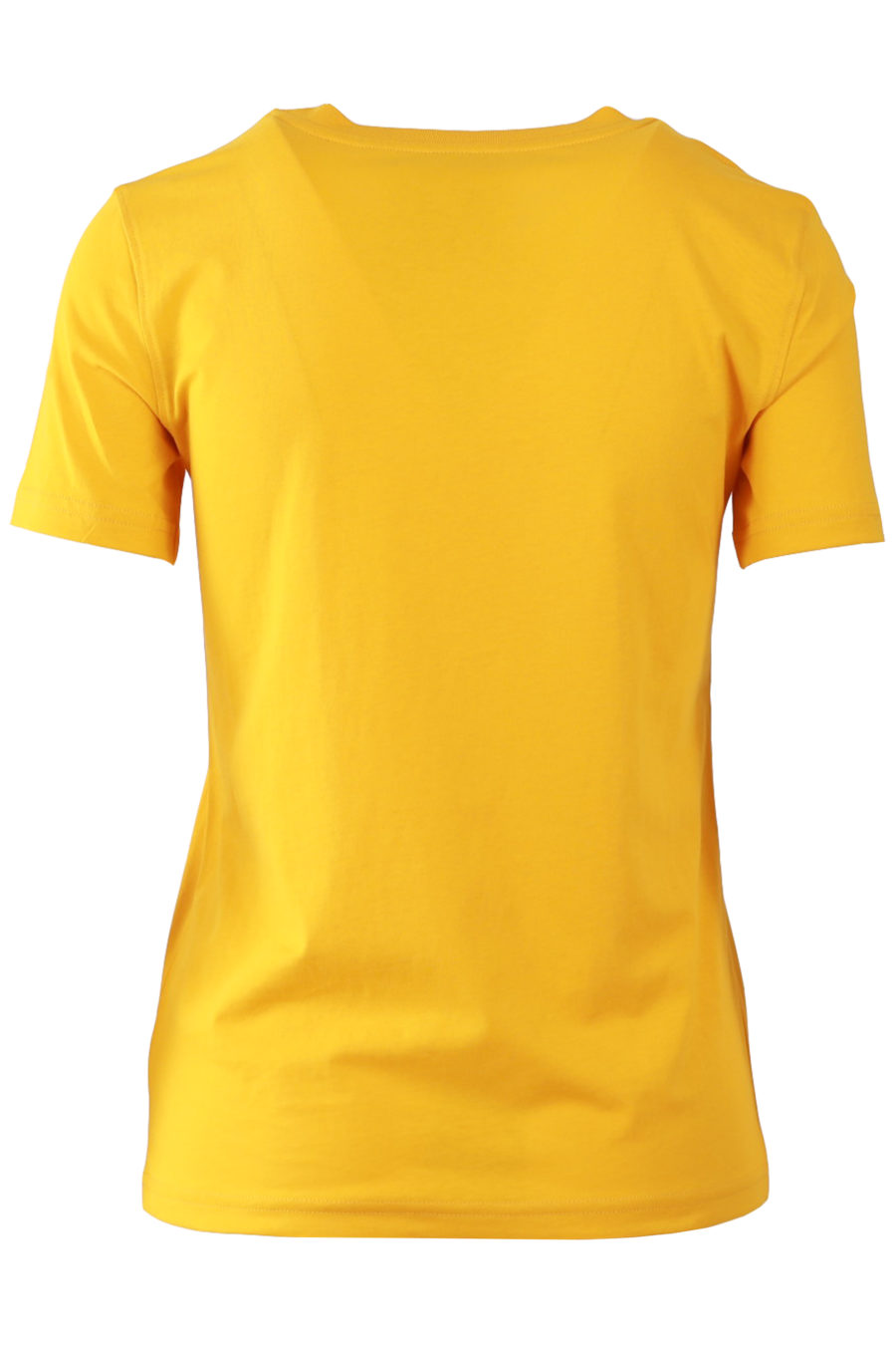 Camiseta de color naranja con logo negro - 8253b31ebeb851a6858ed9619311972fcaf0c69e