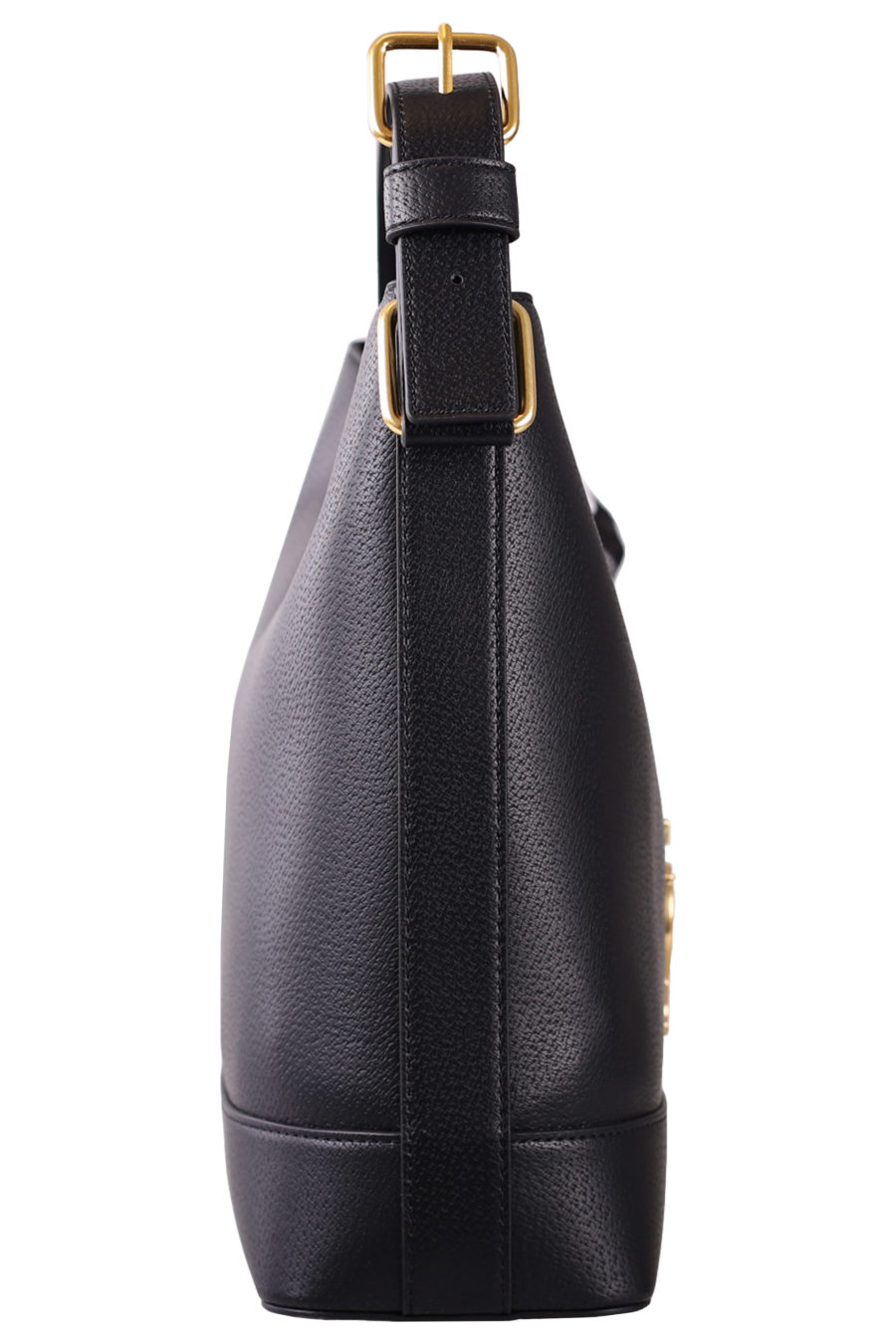 Black handbag with scarf - IMG 7062