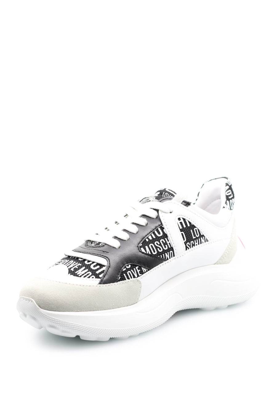 Zapatillas blancas con logotipo estampado "all over" - c2ad1de1010fbd14be6bde6039ce15f3a6a55429