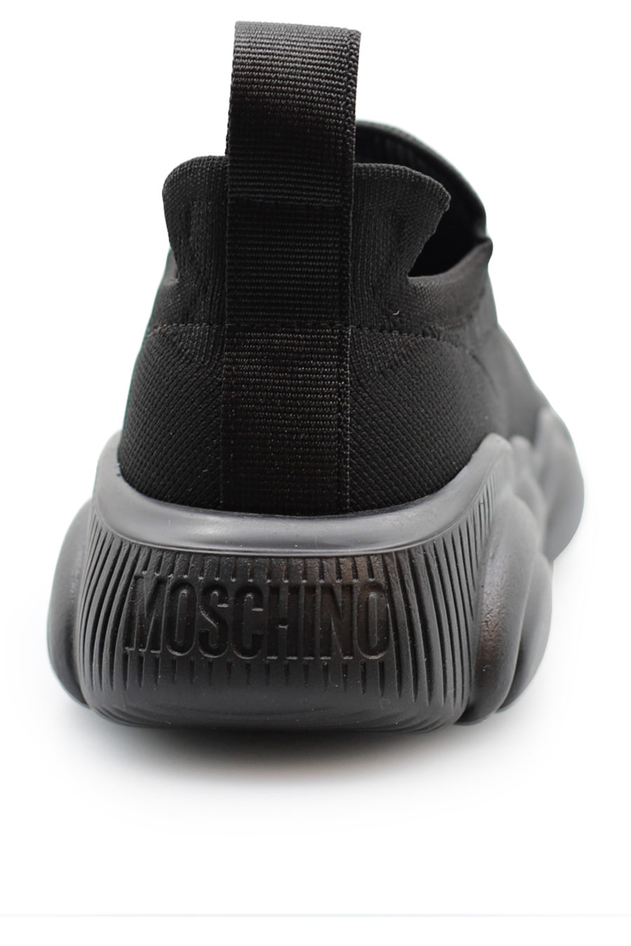 Zapatillas negras sin cordones con logo blanco - d8bfccbe99c8d1fe638f4680cab344394d52ed4b