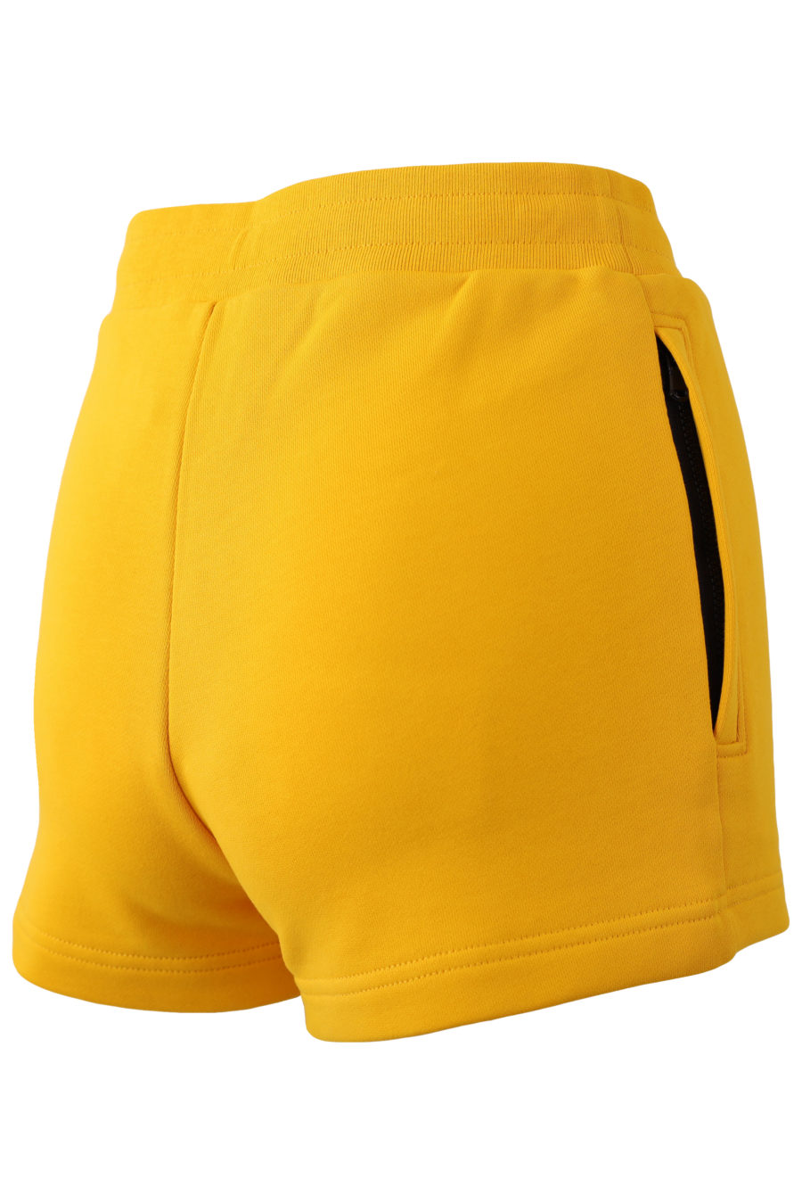 Orangefarbene Shorts mit schwarzem Logo - 197cc9d9209dc3a711e07472aa192fee96c1da6f