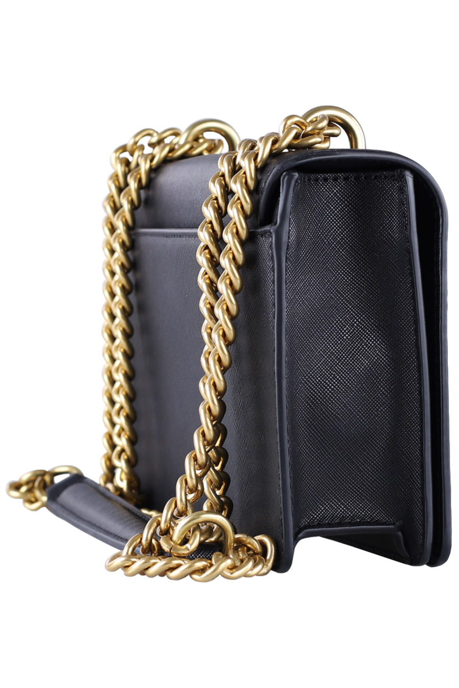 Black shoulder bag with gold logo - 21aef93e9517677a0dc8fcf32632750436954e8b
