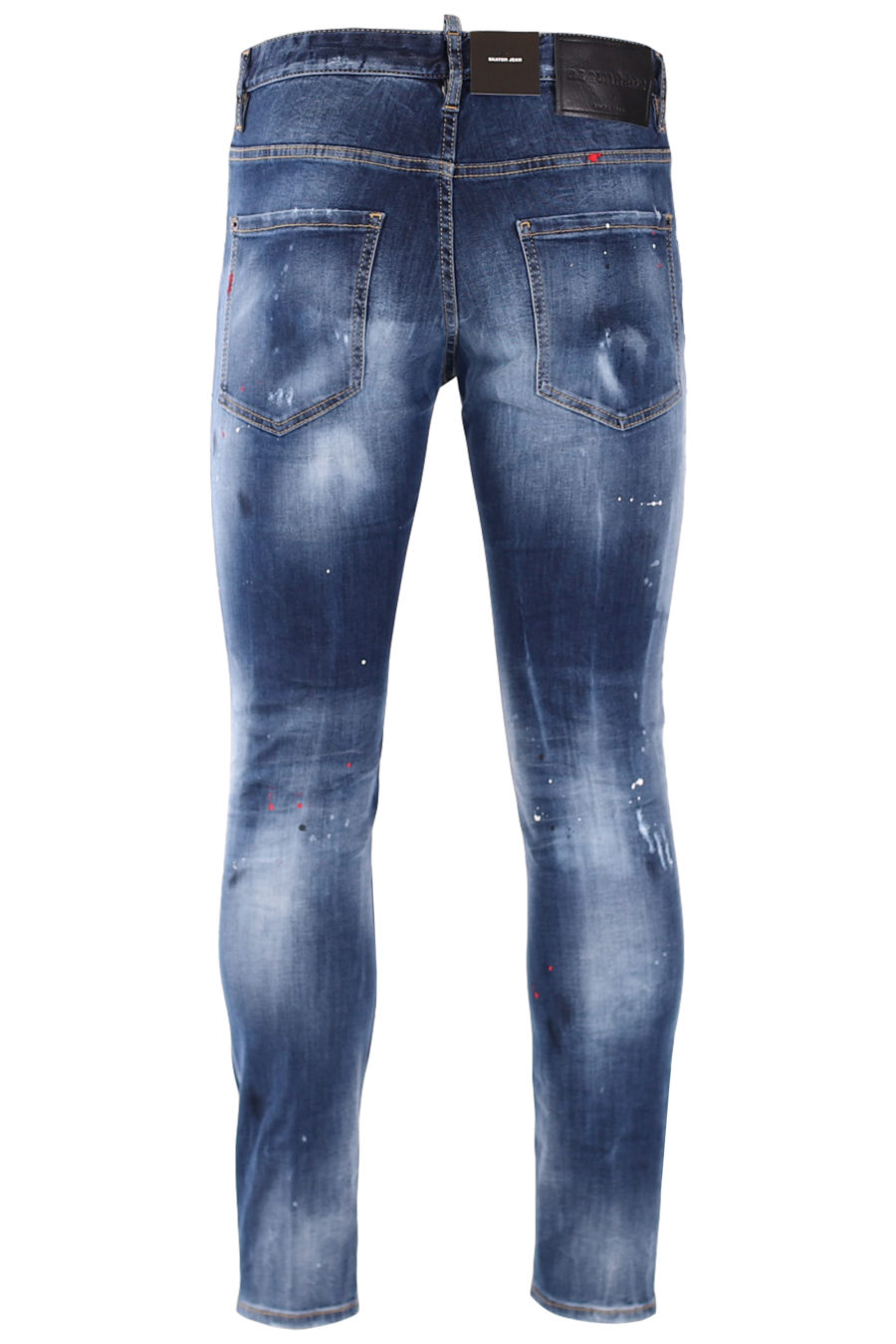 Jeans "Skater" azul con parche taches - 4c788df34d73fb9a5f3255f098d78d27f8436afc