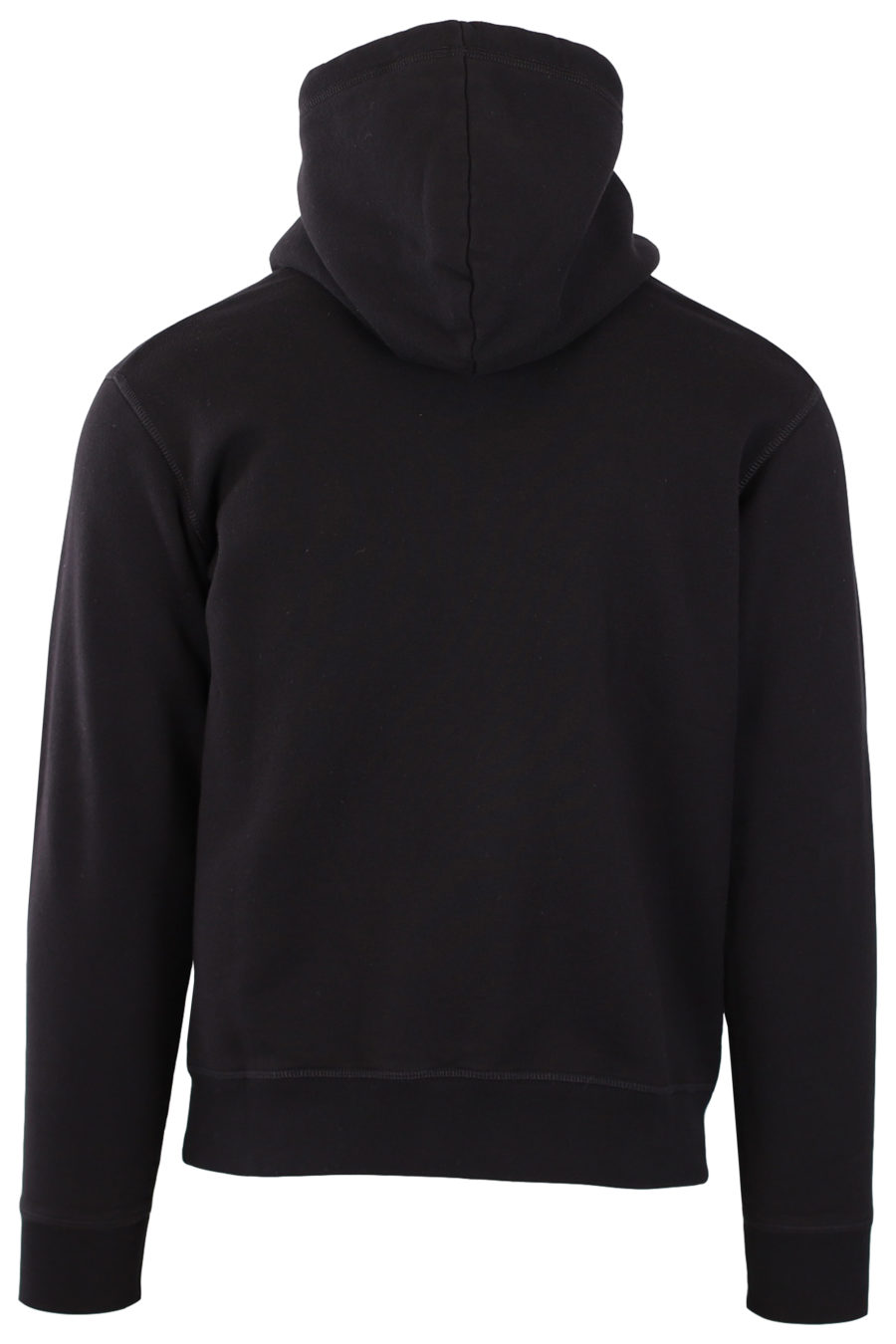 Black hooded sweatshirt with logo "Ceresio 9 Milano" - 85ef45ad0f0d6d146c4f34af8002e500bea99387