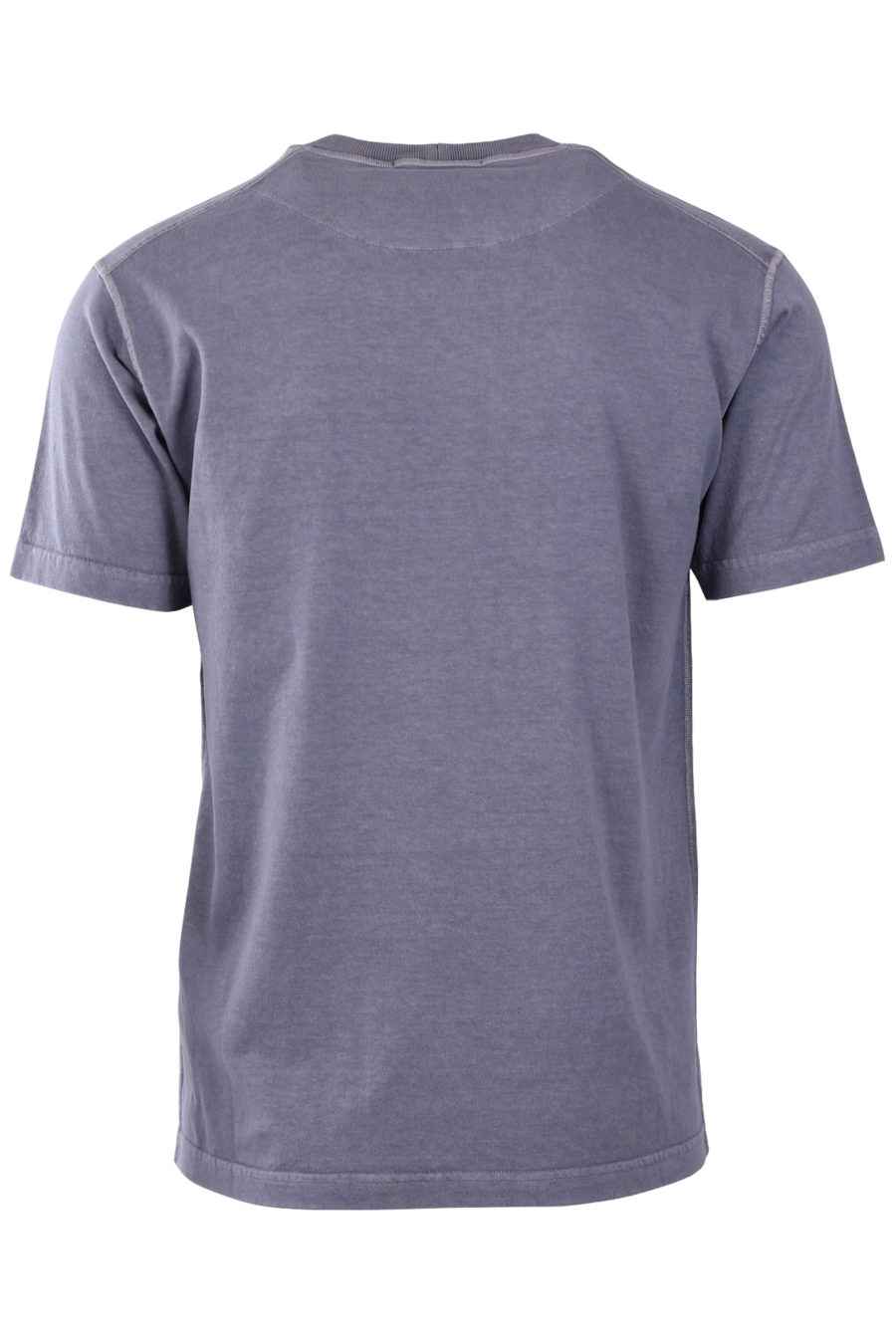 Camiseta gris con parche de la marca - 86a1776f23262f8fe8c4a4d01db7d4c2ec3db86a