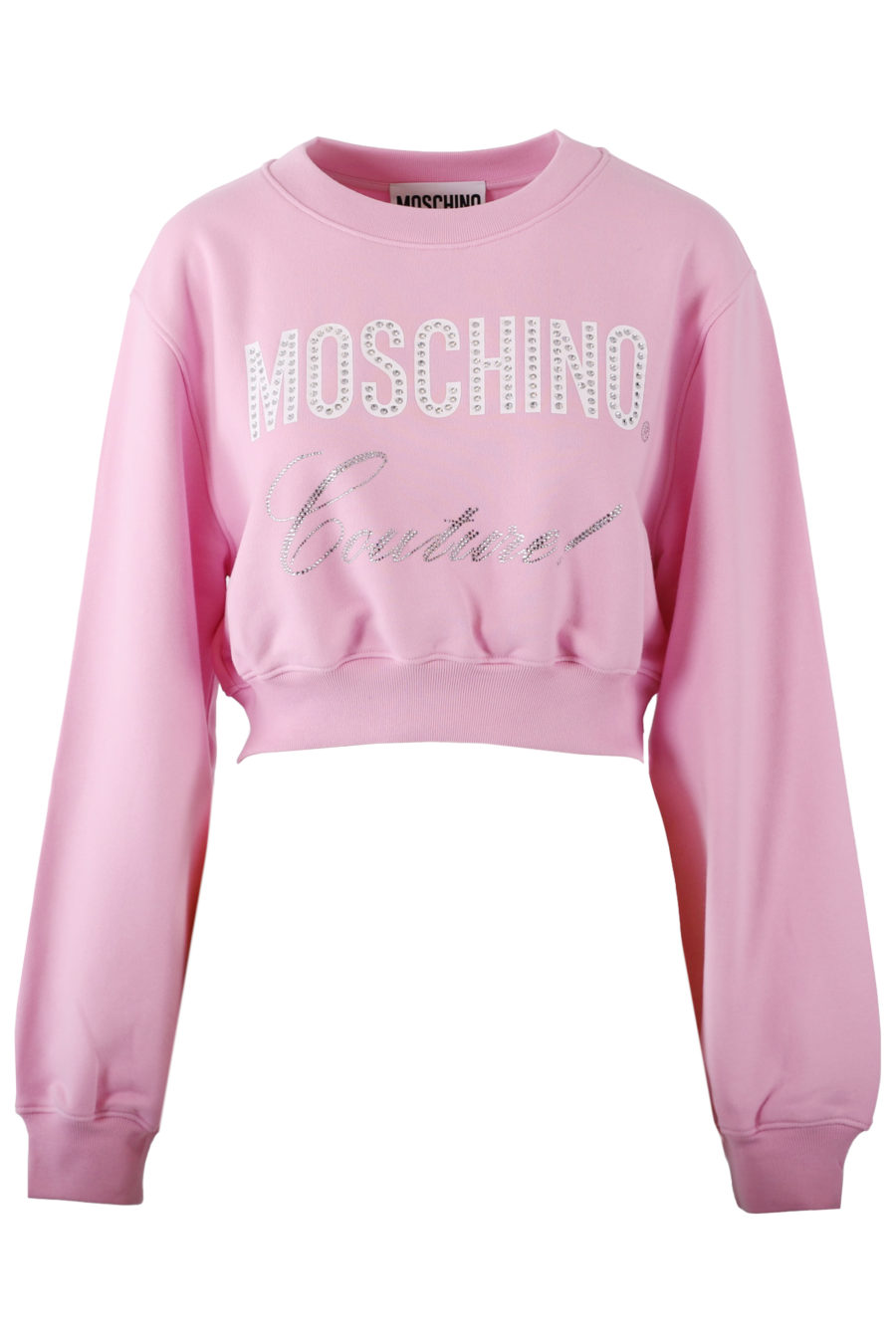 Rosa Sweatshirt mit glänzendem Logo - IMG 7168 copy