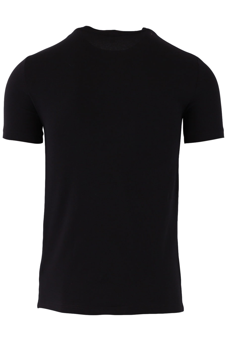 Camiseta interior negra con logo plateado bordado - b5b8486ef9d33322cbbfc1ea54059440b9c6f006