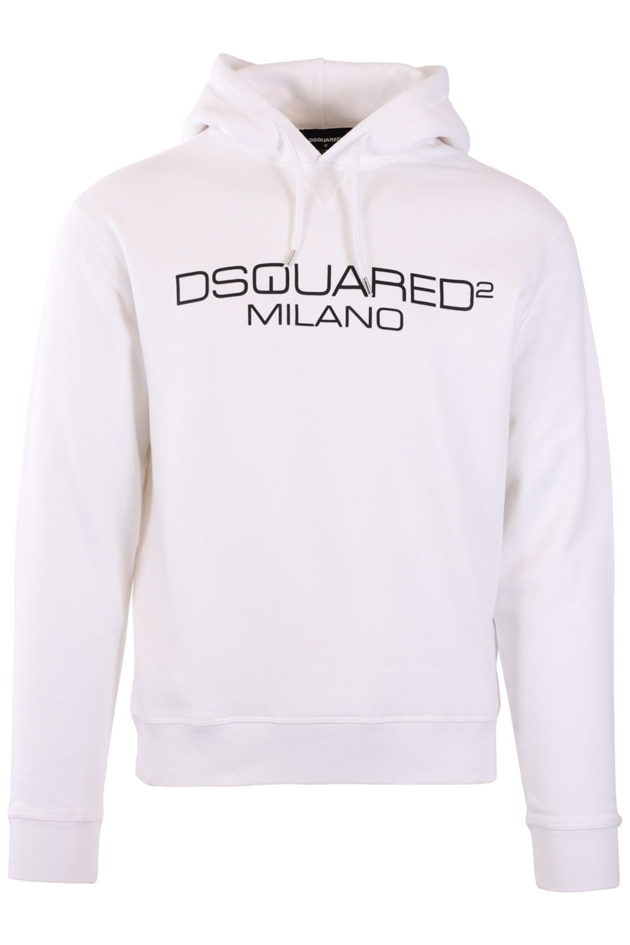 White "Milano" logo hooded sweatshirt - bd70f473535b13e31d52054738112332ced92c33dc