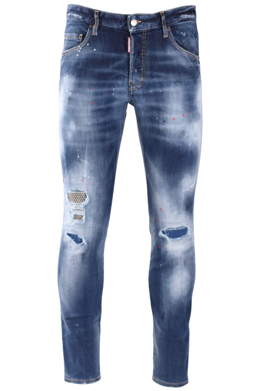 Jeans "Skater" azul con parche taches - c17fcfa46113f0ce2d655dd61d60c8db30f170c6