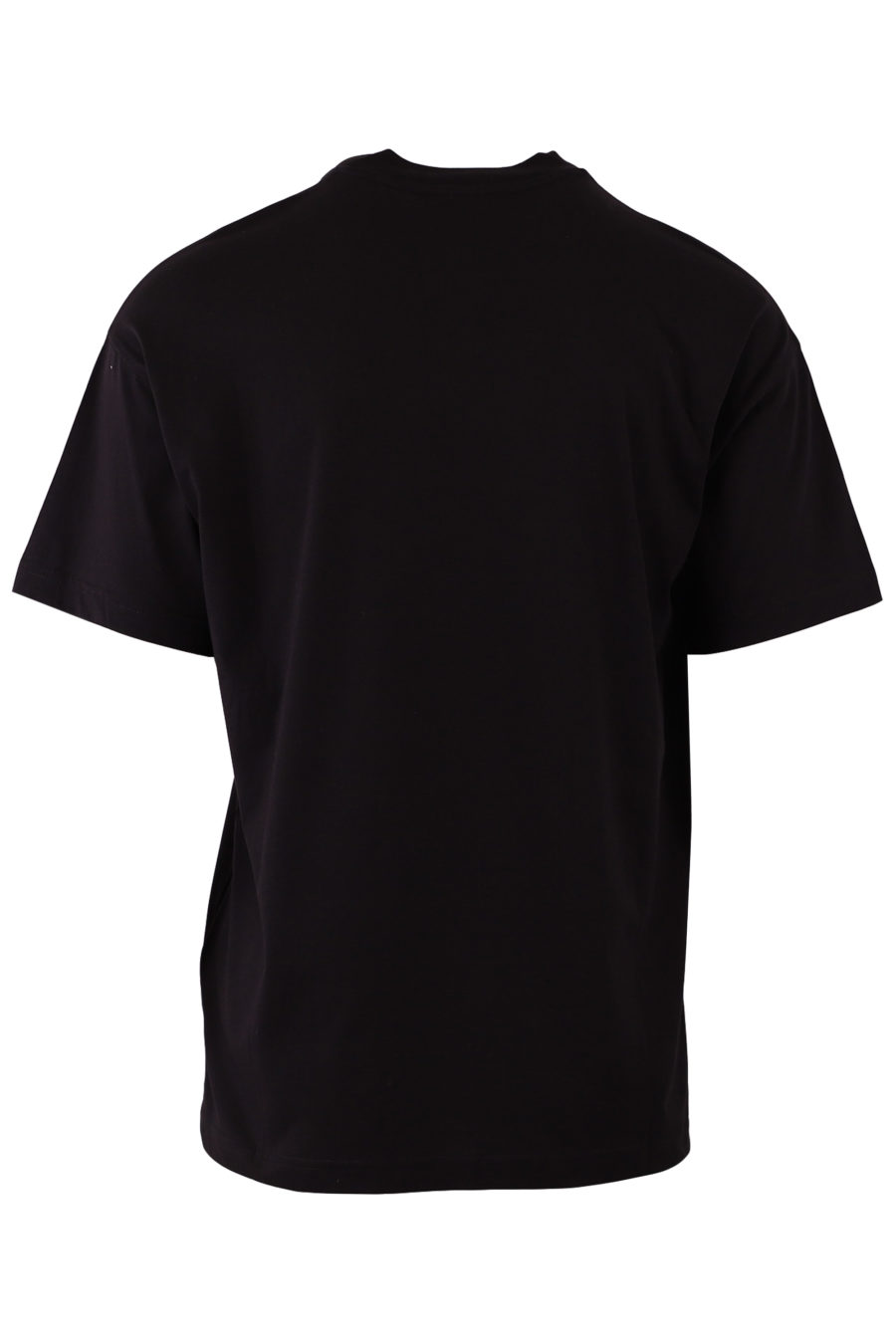 Camiseta negra con logo en blanco y rojo - c742a174ef84f0379f8c6181254770c75b057efc