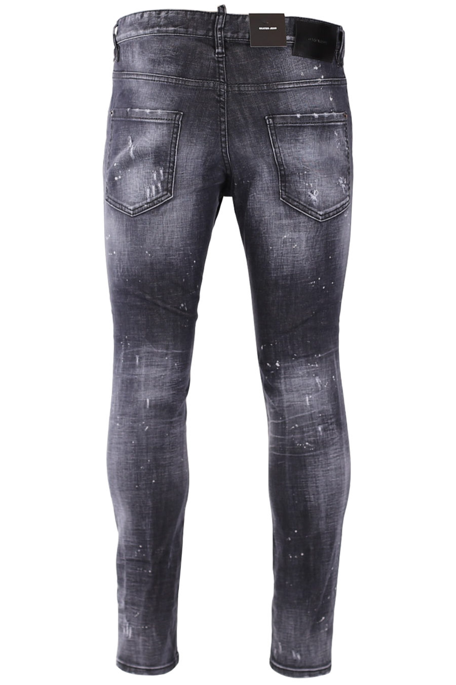 Schwarze "Skater" Jeans mit Reißverschluss - c94829affba1ec59cf58dfddf3fff4e13841afcf