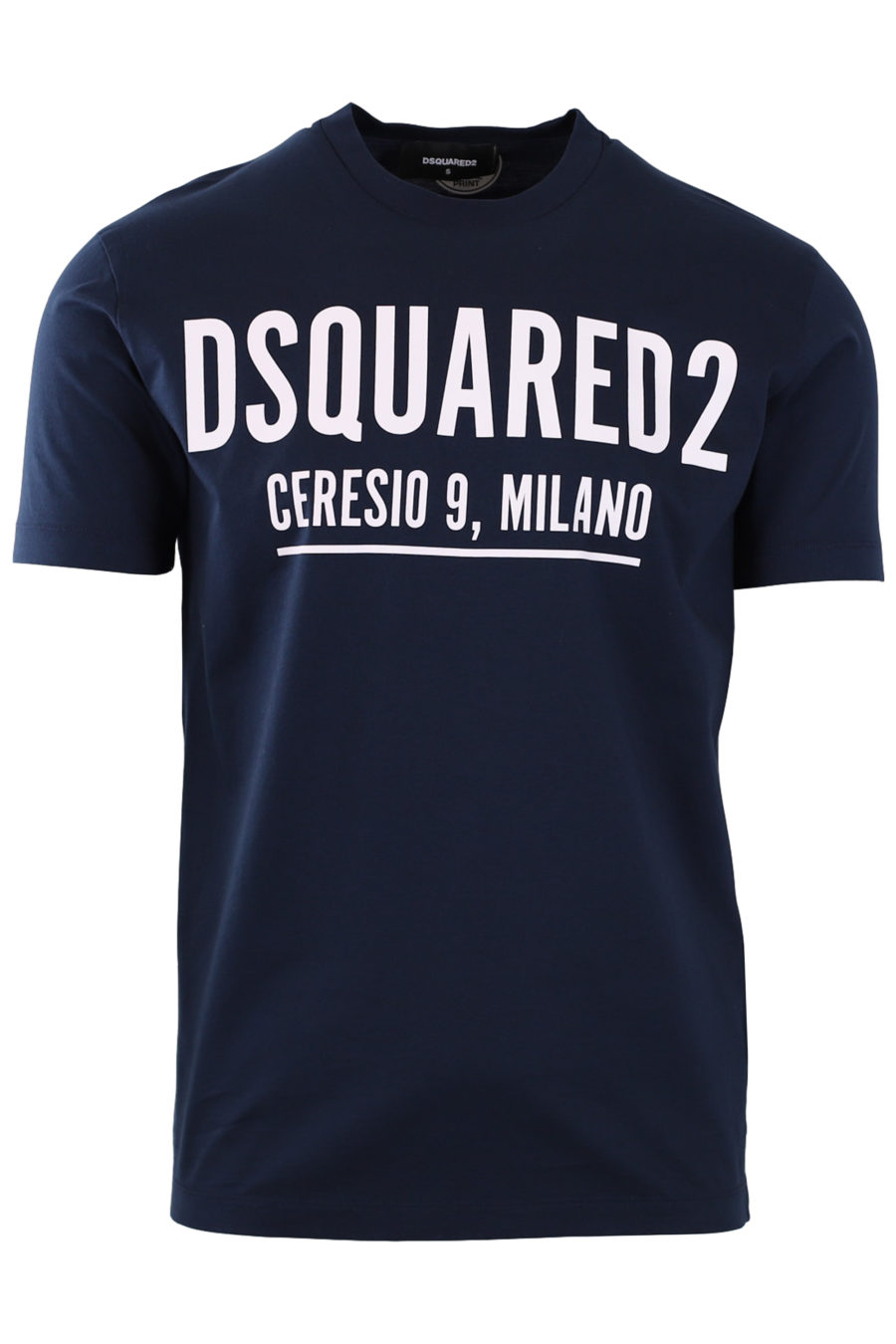 Camiseta azul con estampado blanco "Ceresio 9 Milano" - d552c6739968ca1e4bcd272dcff11202a3f6c60f