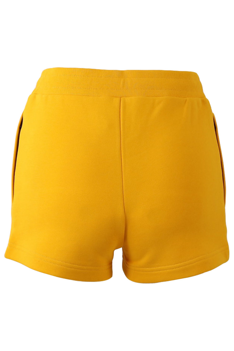 Orangefarbene Shorts mit schwarzem Logo - e0a9a8a8c2854770e381c50be2d7349f6e00103b06