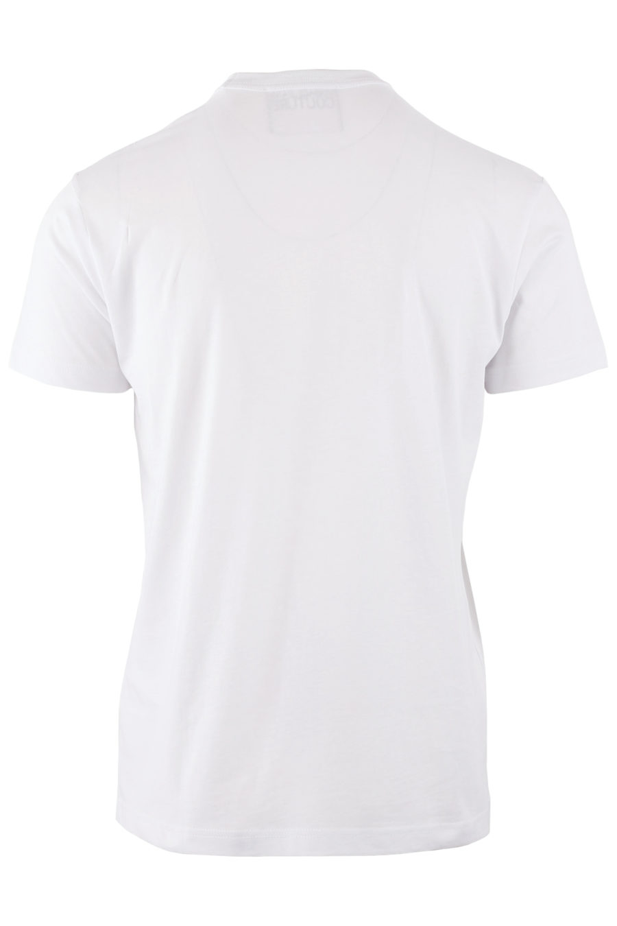 White t-shirt with large logo black - ffd9189bc4df2c18229d866379b9b0a094071dfd