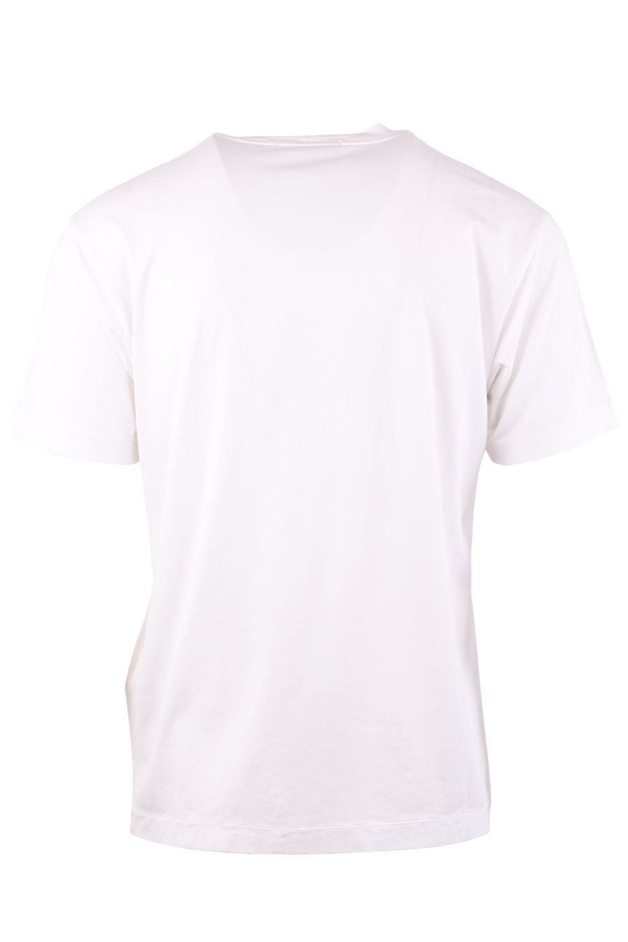 Camiseta blanca con parche de la marca - 0214d918e061e9c32aeb82c792656a95cf90bbd3