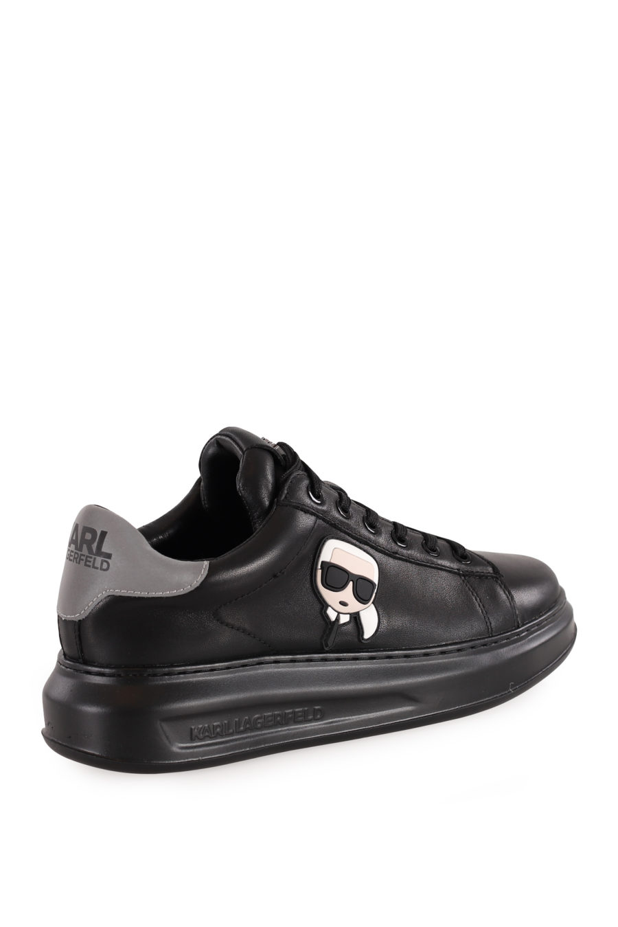 Zapatillas negras con logotipo 3D "Karl" - 1d683435e9ad6f6611257185ff888c8459e343b7