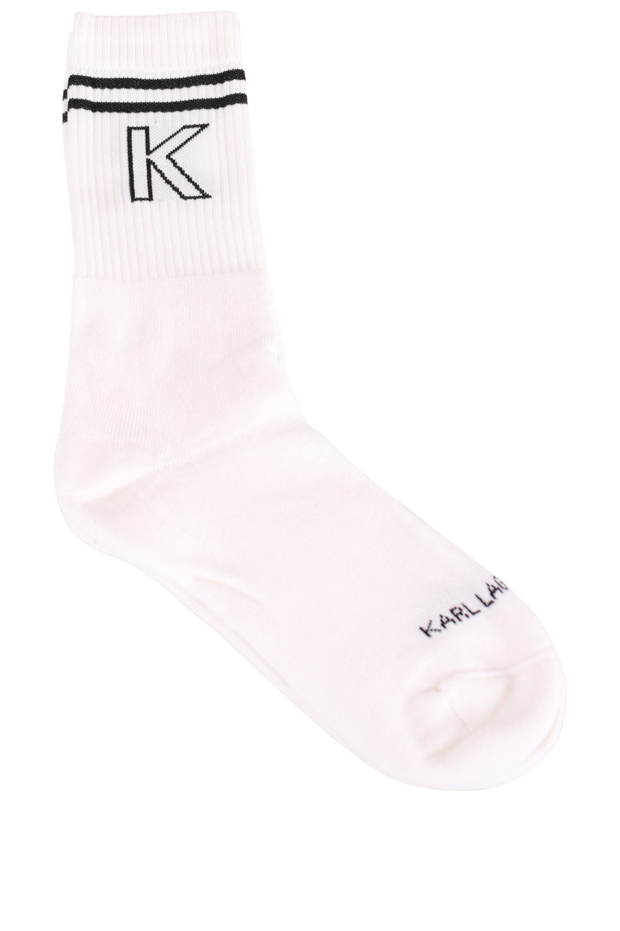 Weiße Socken mit schwarzem Logo - 1e01e776d4e4c6dfe08033ed2309a948d4a7261d