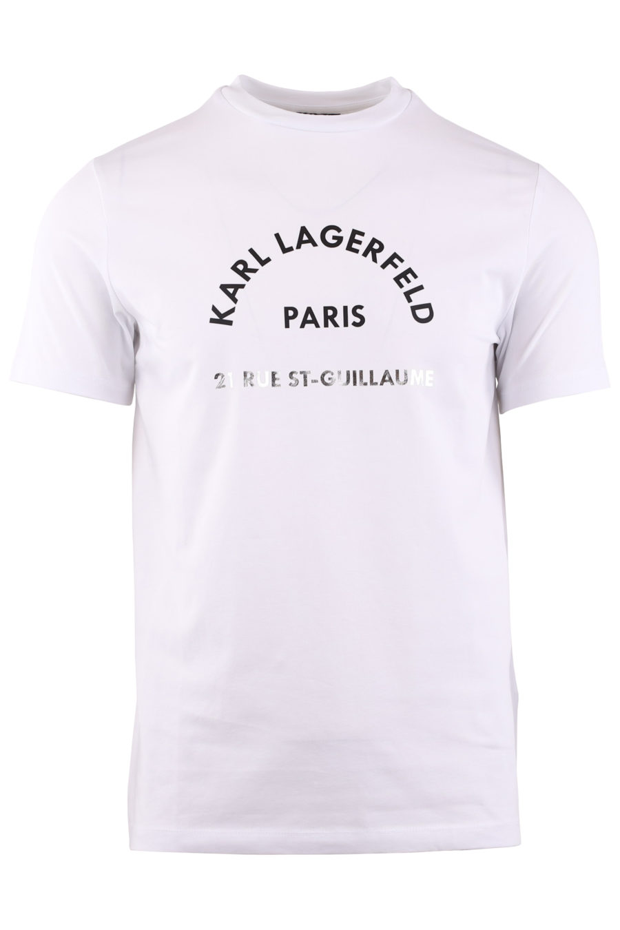 T-shirt blanc avec logo - 370eca849a4f432c4ccb8eece2b11cd4acbcbb49