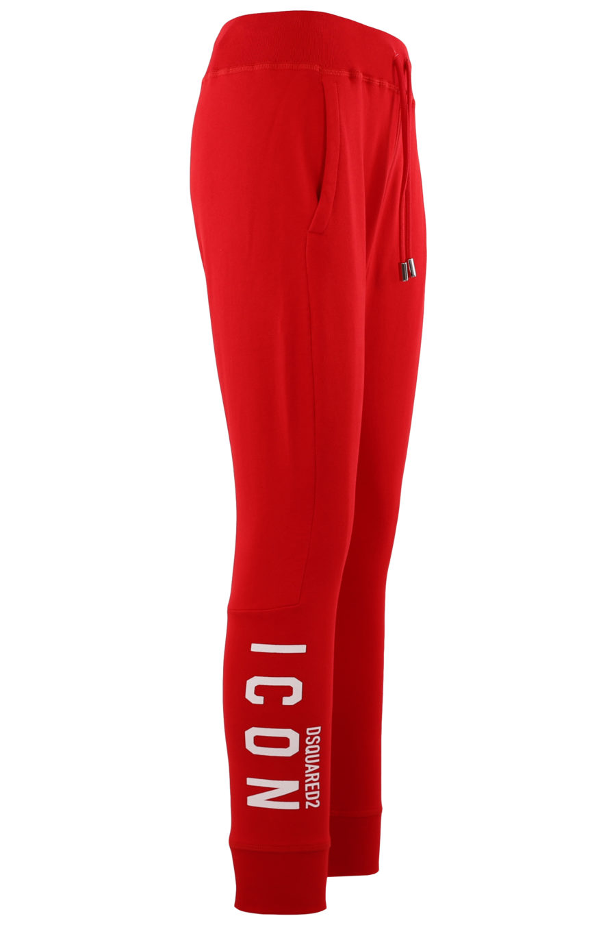 Pantalón de chándal rojo con logo blanco "Icon" - 5beb896ca876a4804a938743690c93c79a8df47b