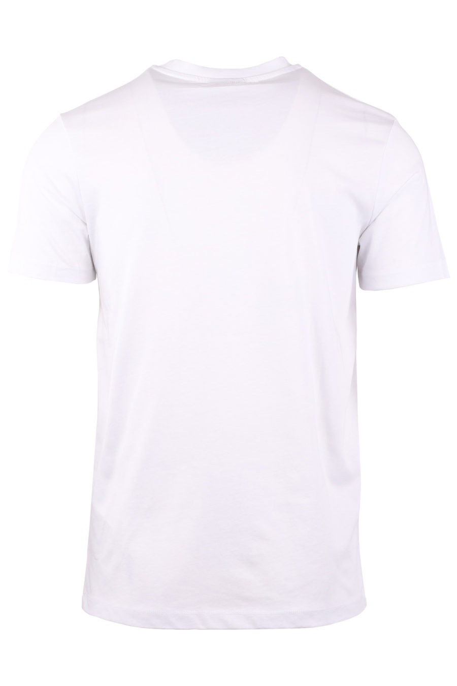 Camiseta blanca con multilogo negro - 7c9b99bce04ce7e77ab9e668abf36470a0b842dc