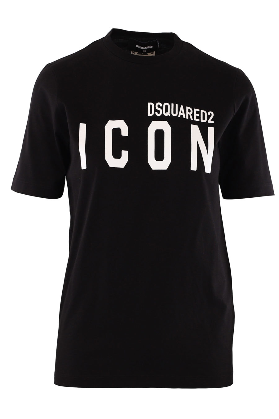 T-shirt noir avec logo "Icon" blanc - IMG 9876