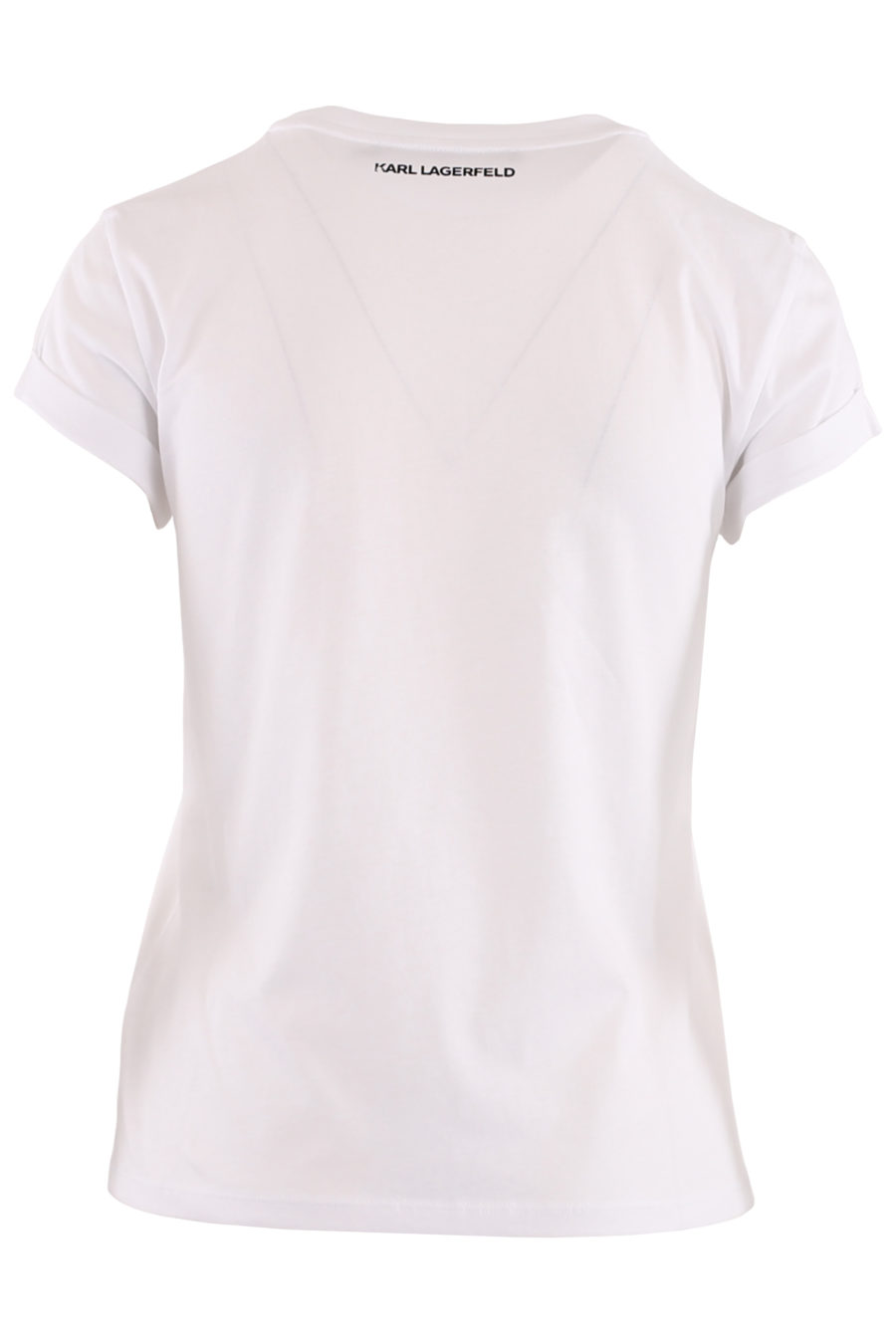 Camiseta blanca con bolsillo y logo - b23fe41385d4ae7ad58c85f6b5ad4943bc283560