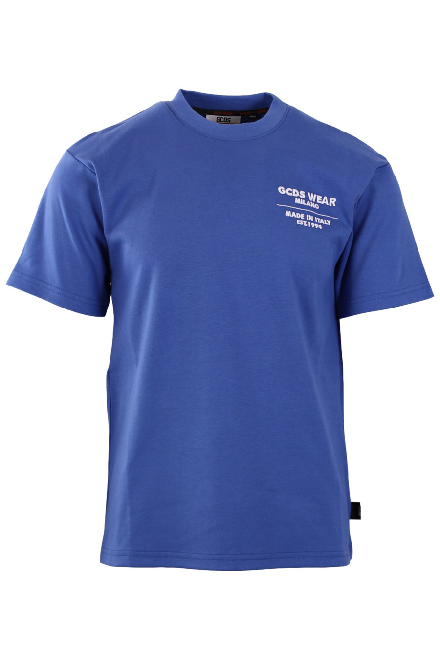 Camiseta azul con logo grande detrás - bd09a774e2cba0f5ed34a1c8293e97366ebd1226