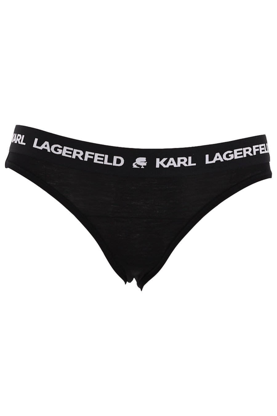Pack of two black knickers with logo - c6498958888d42c7c8d8d8c276951818b31c052ca0b3
