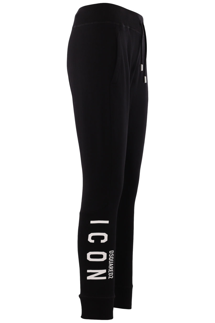 Tracksuit bottoms black with white "Icon" logo - d6b8713b466e2fa76ee387bc6d34477ab8d5f7db
