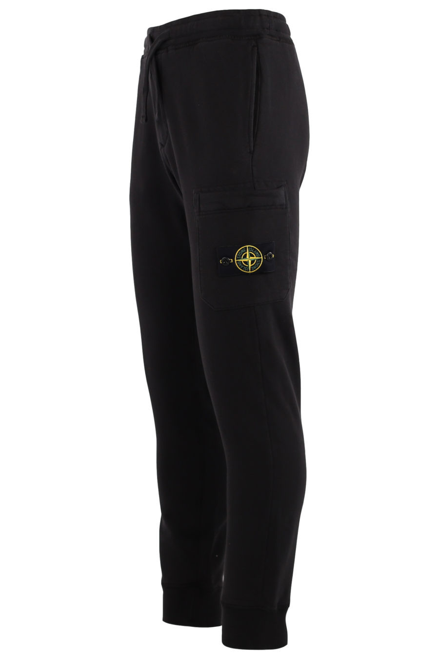 Black tracksuit bottoms with patch - d88df76ab01f90c760bbe8b7f2f93054a5123ff4