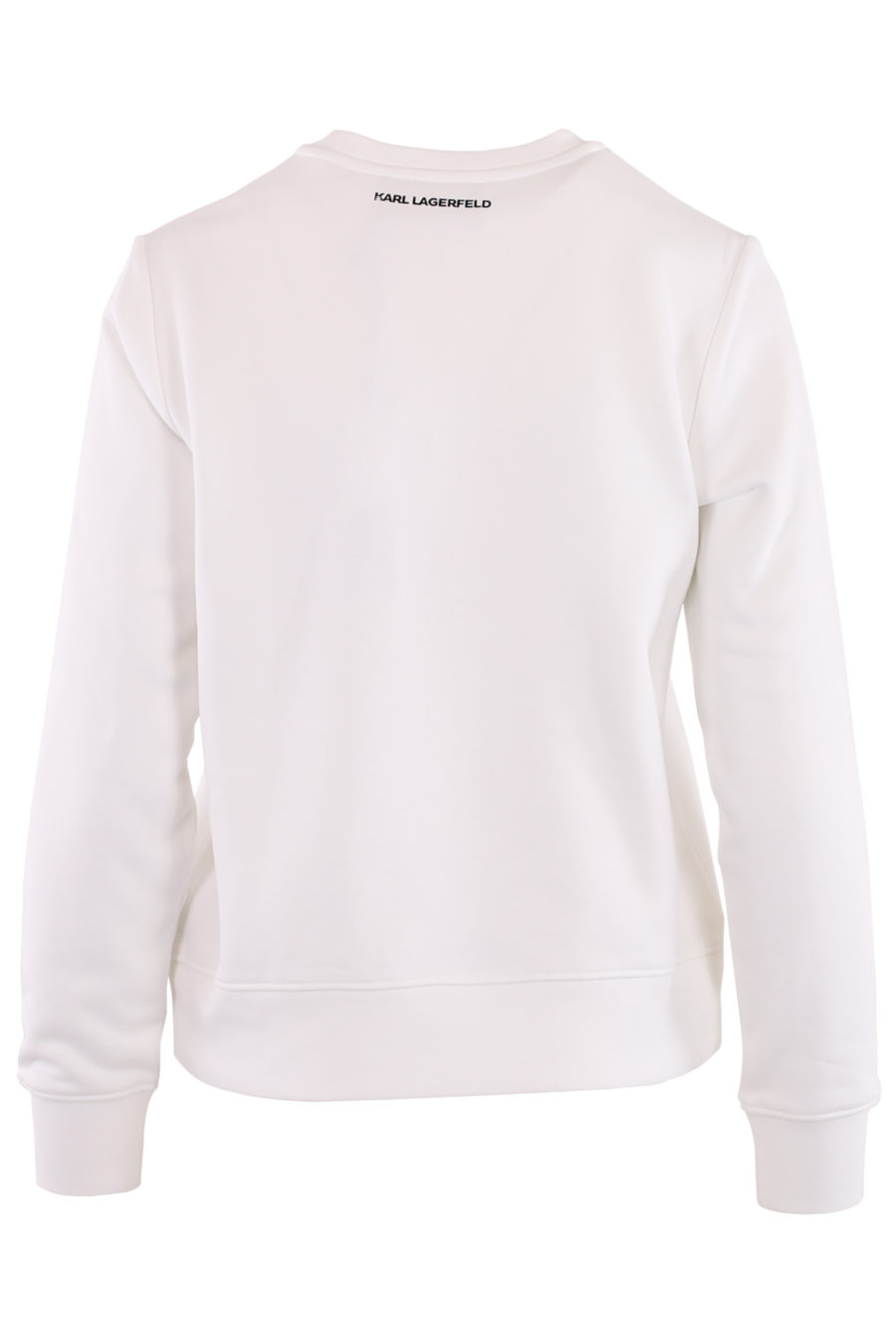 White sweatshirt with logo "Karl" mini - df8d9efbf29112fe9947fdc0745482c6b47ee4a4