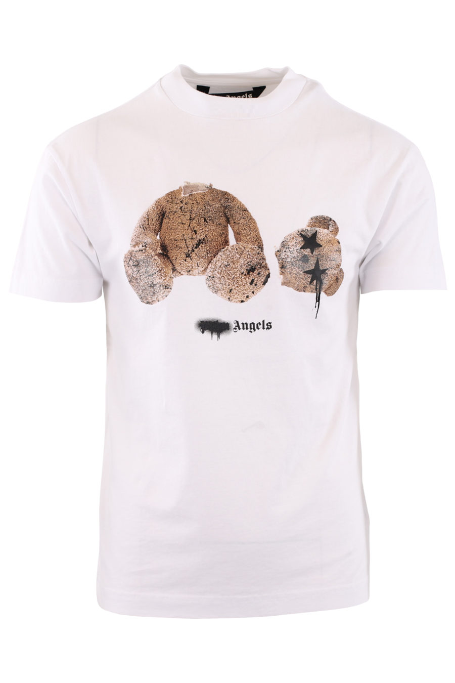 T-shirt branca com motivo de urso e "Spray" - IMG1 9233