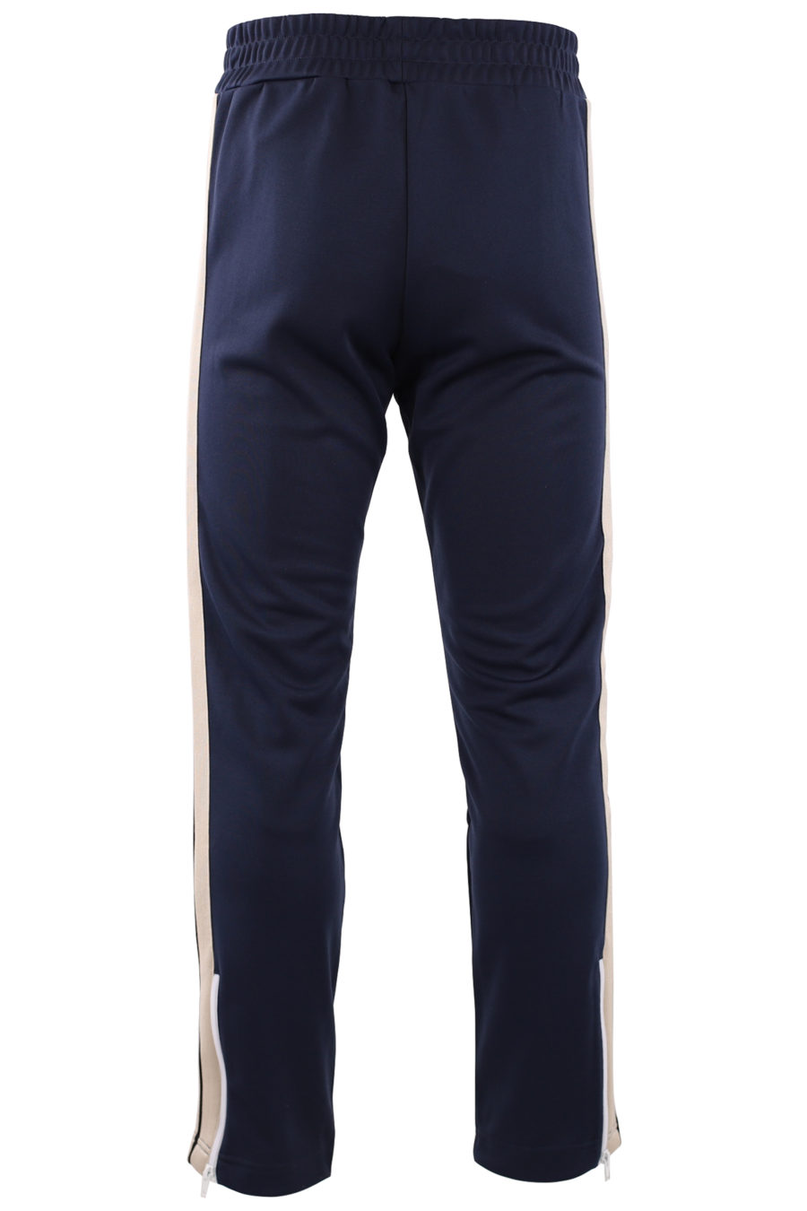 Blue trousers with logo and side stripes - IMG1 9292