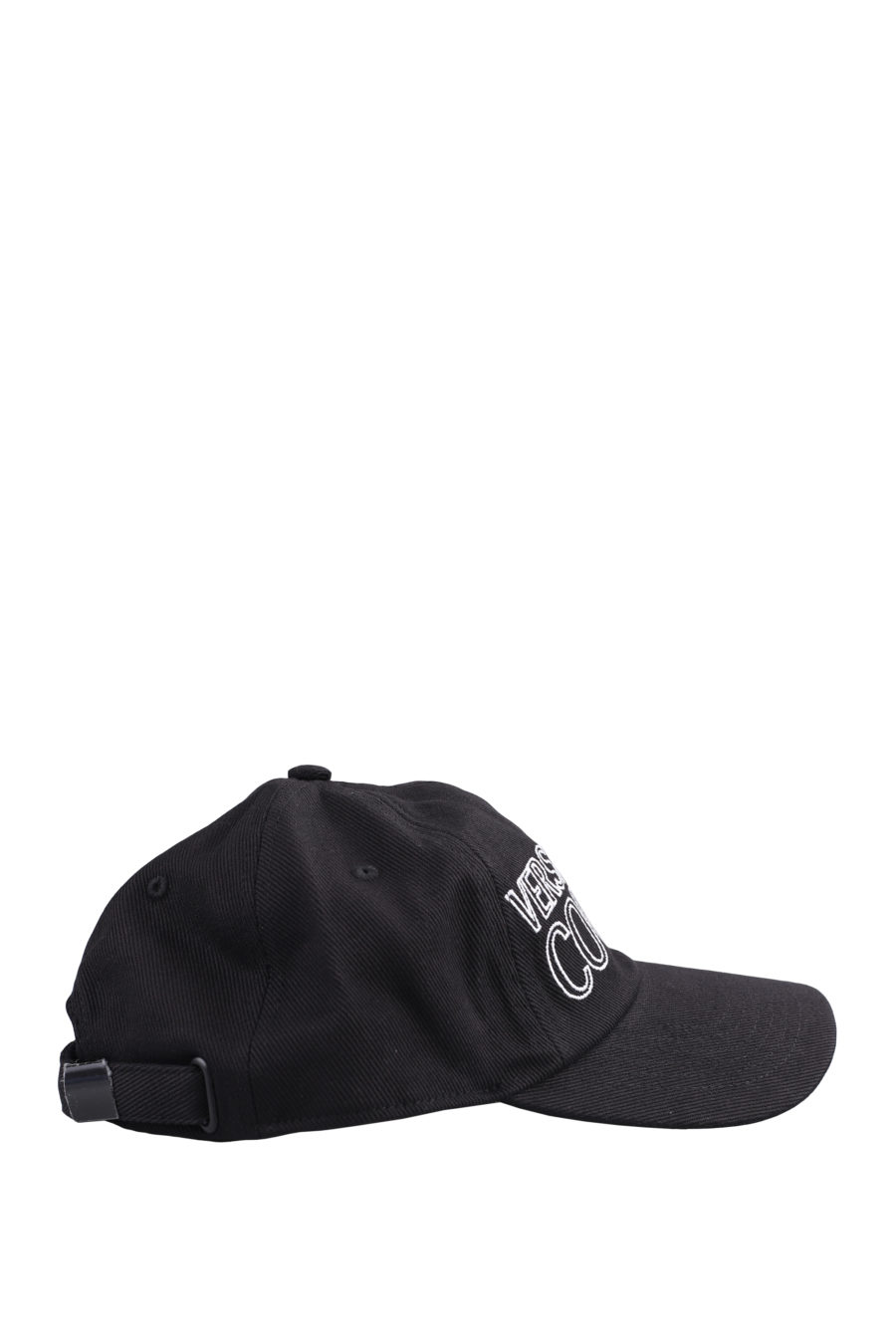 Gorra negra con logo bordado blanco - IMG 0921