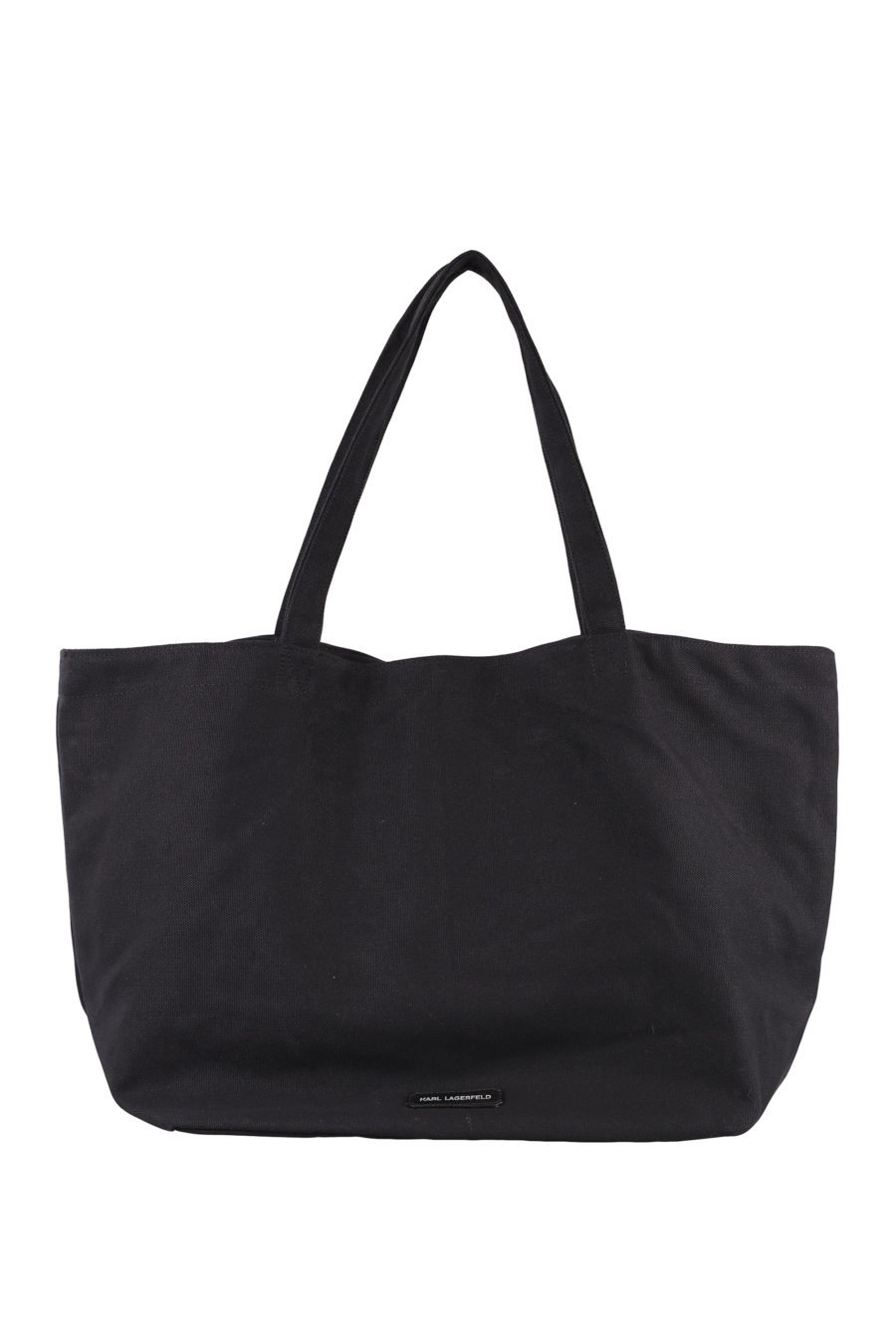 Black "Tote Ikonik" bag with silhouette - IMG 0999
