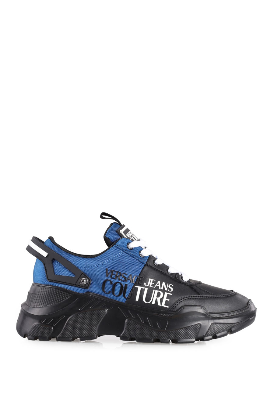 Zapatillas "Speedtrack" de color negro y azul - IMG 1022