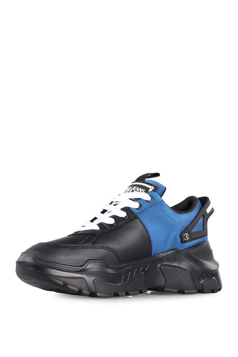 Zapatillas "Speedtrack" de color negro y azul - IMG 1026
