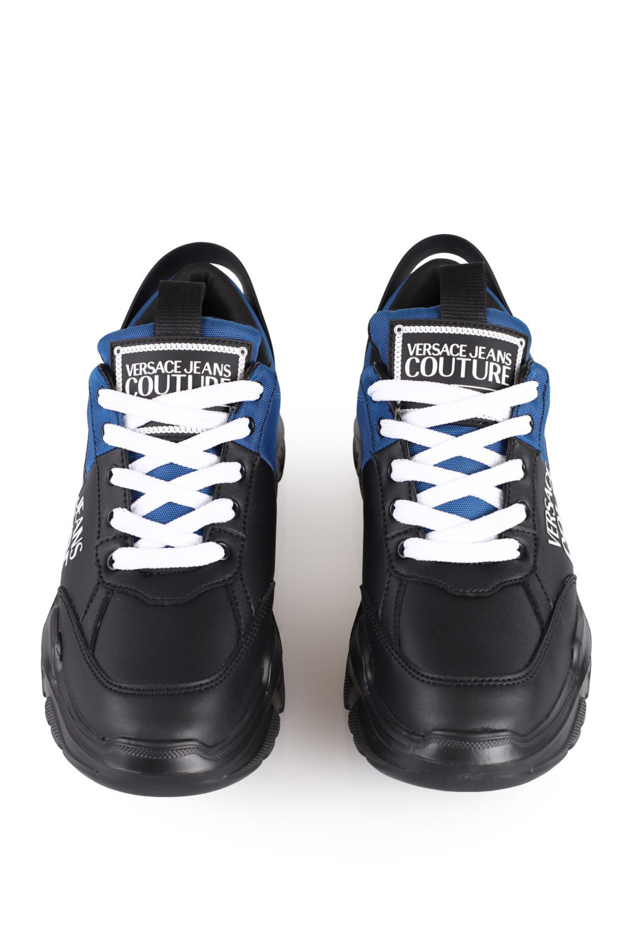 Zapatillas "Speedtrack" de color negro y azul - IMG 1027