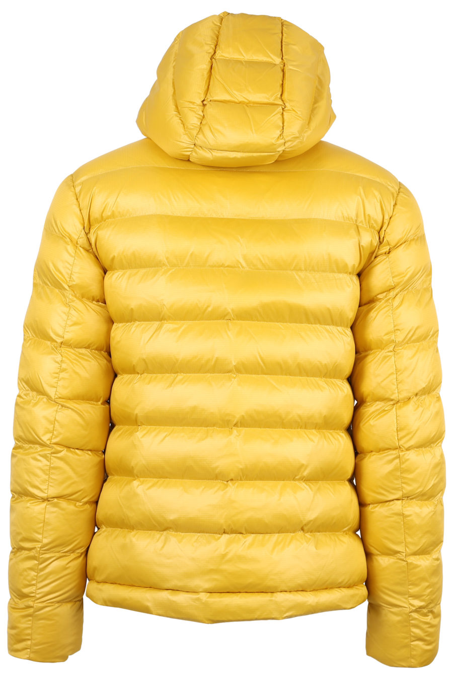 Yellow quilted down jacket with eco-friendly padding - IMG 1316