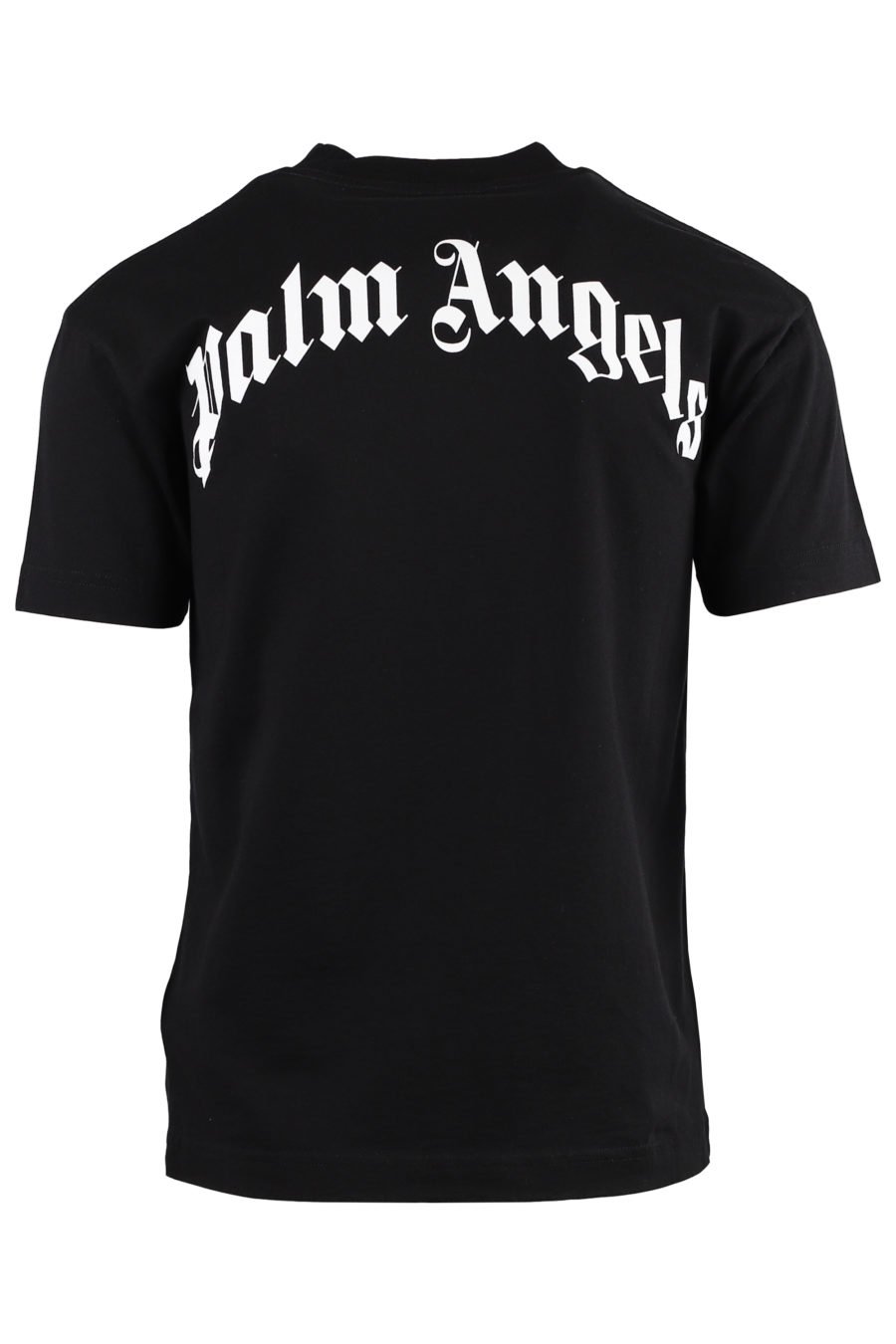 T-shirt preta com urso e logótipo nas costas - IMG 1329