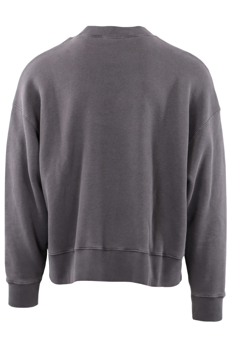 Graues Sweatshirt mit Markenlogo - IMG 7181