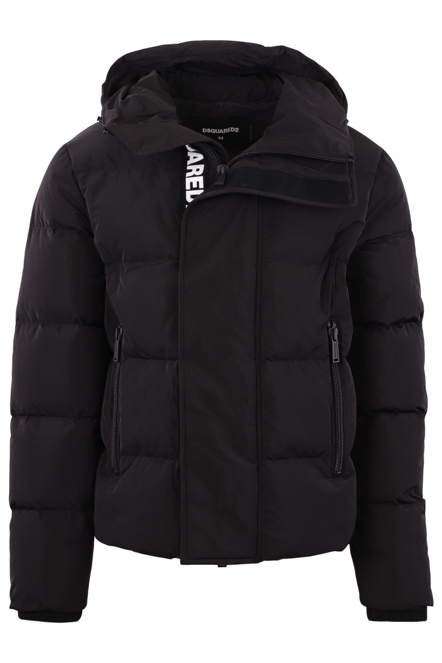 Black jacket with white logo on the zip - IMG 7225