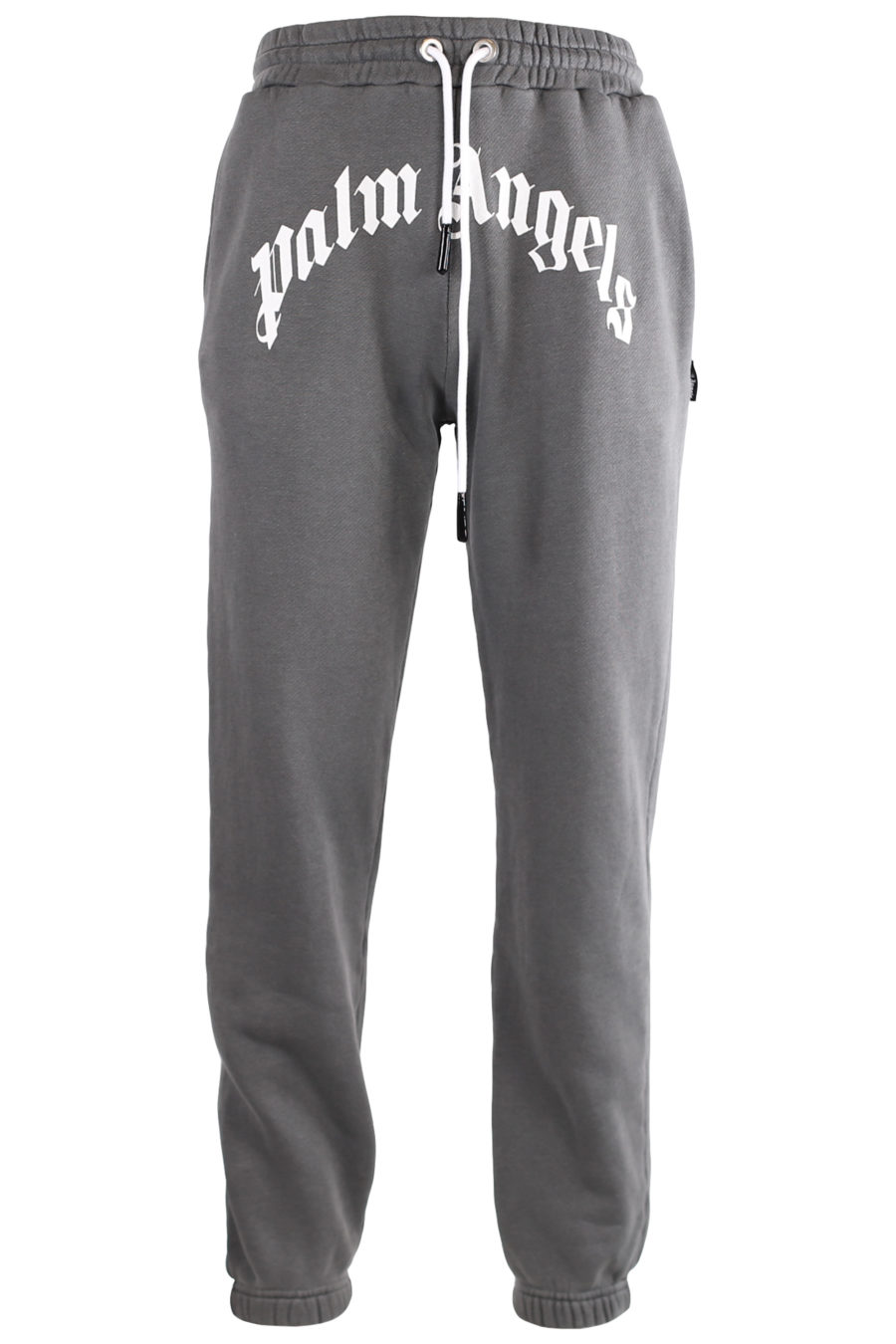 Tracksuit bottoms grey with white logo - IMG 7270