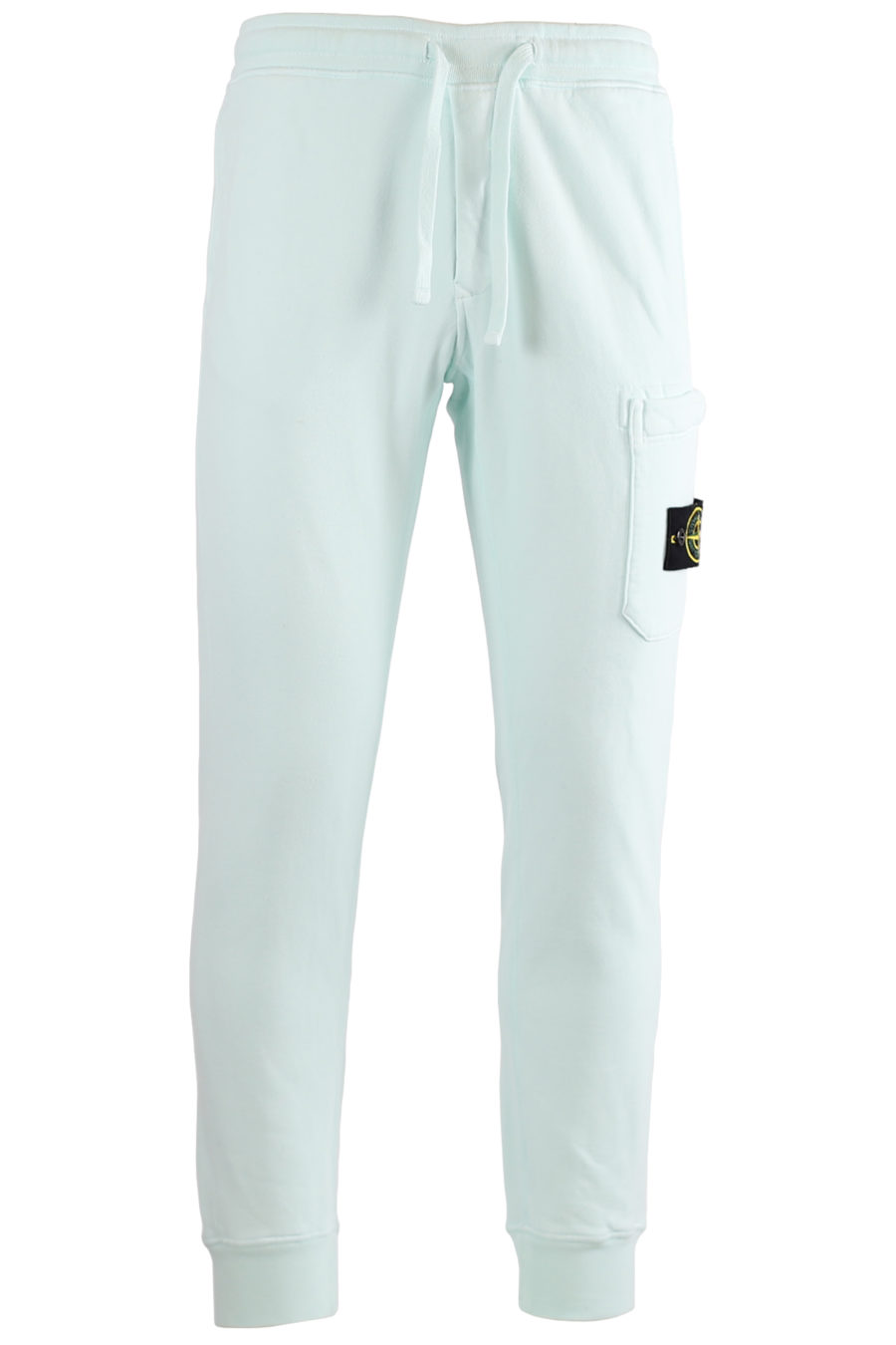 Tracksuit bottoms mint green with patch - IMG 7275