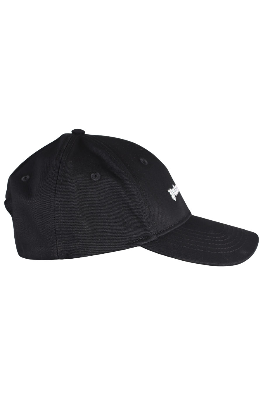 Gorra negra con logo en blanco - IMG 7285