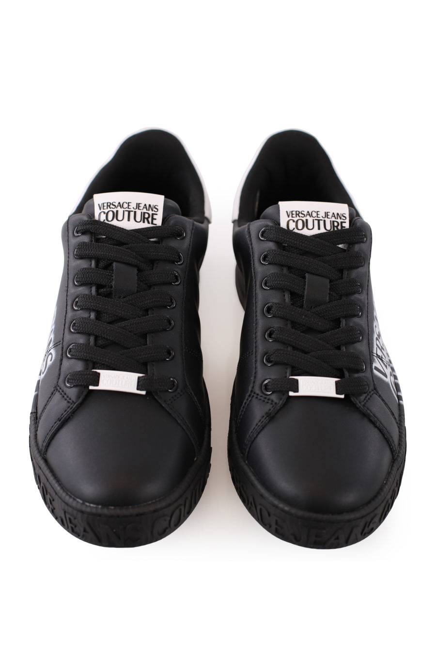 Zapatillas negras "Court 88" con logotipo blanco - IMG 8991