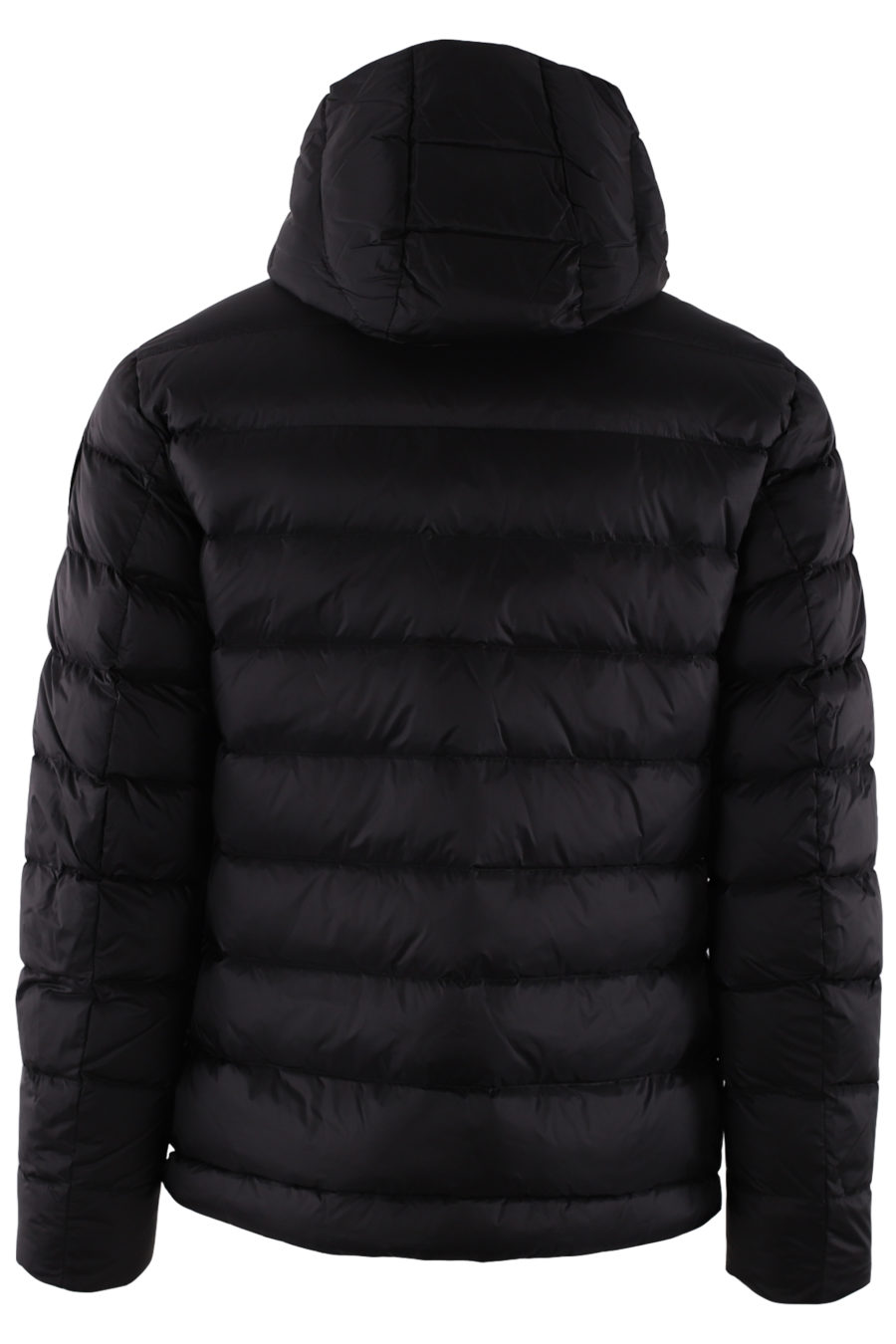 Quilted down-filled down jacket in black - IMG 9403