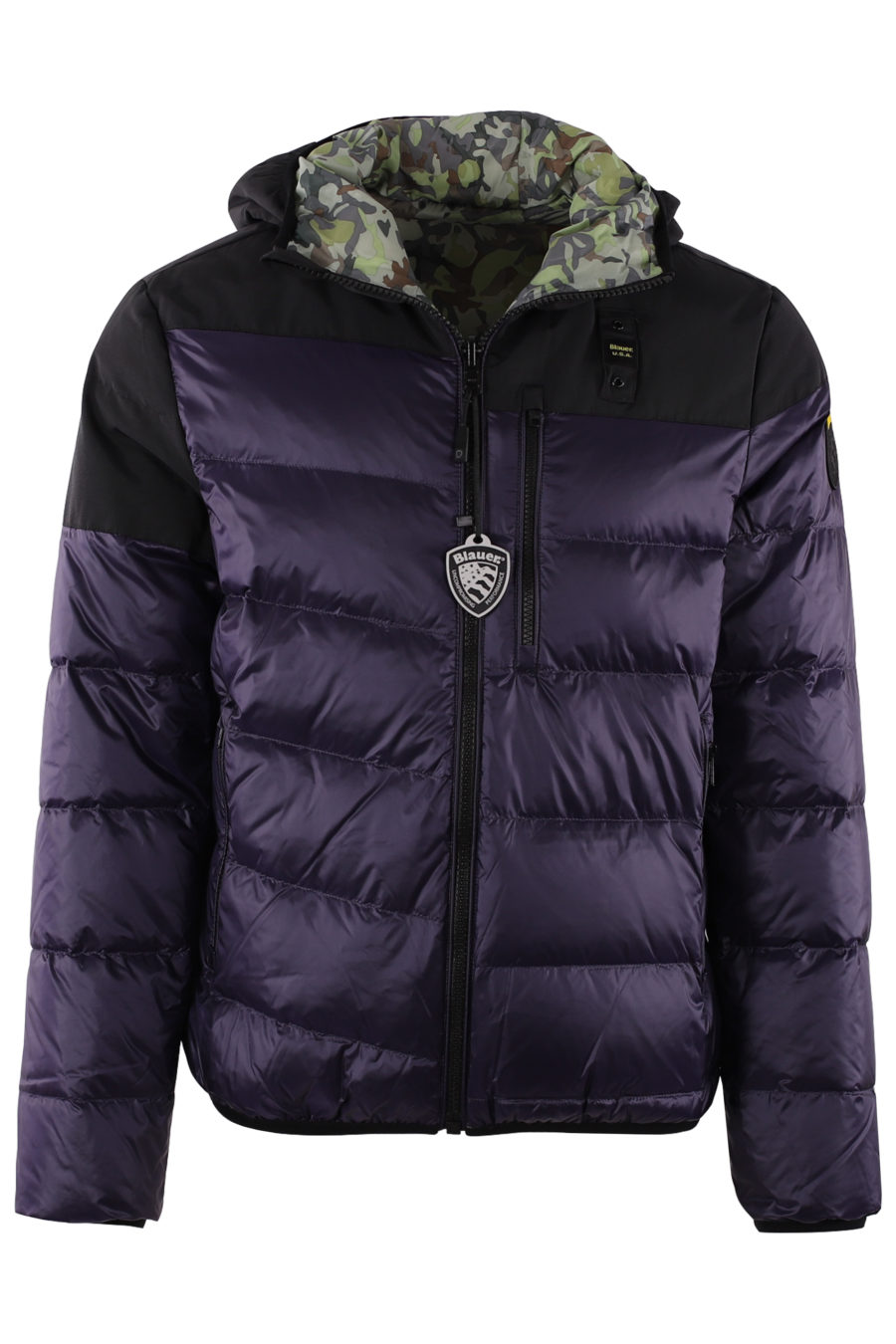 Reversible dark purple reversible jacket - IMG 9421