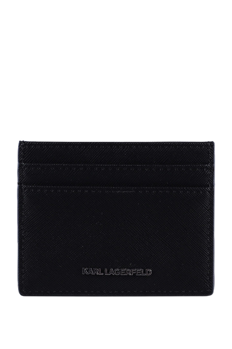 Porte-cartes noir avec logo "Karl" - IMG 0023