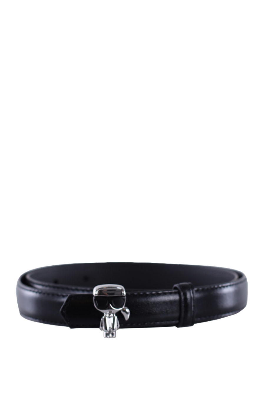 Cinturón negro de hebilla de clavo - IMG 0085